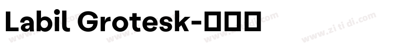 Labil Grotesk字体转换